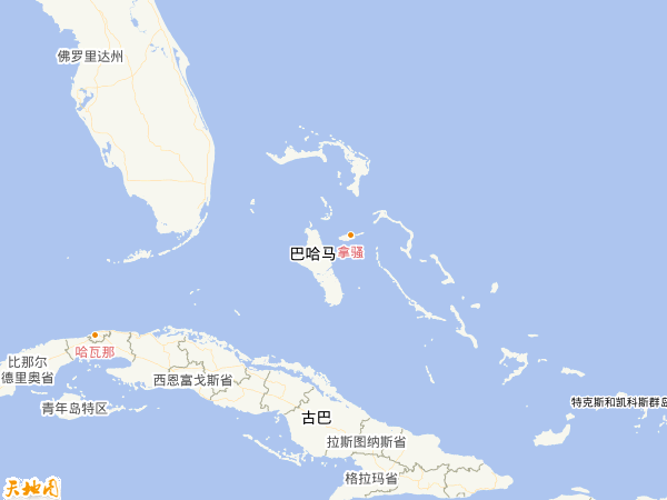 巴哈馬地圖