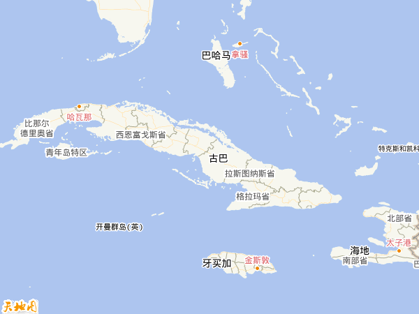 古巴地圖