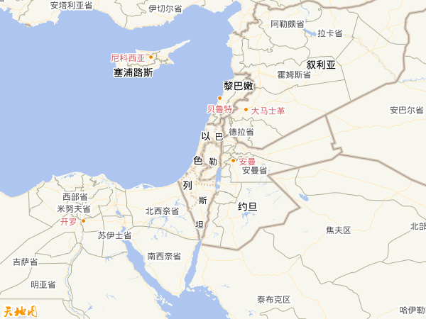 以色列地圖