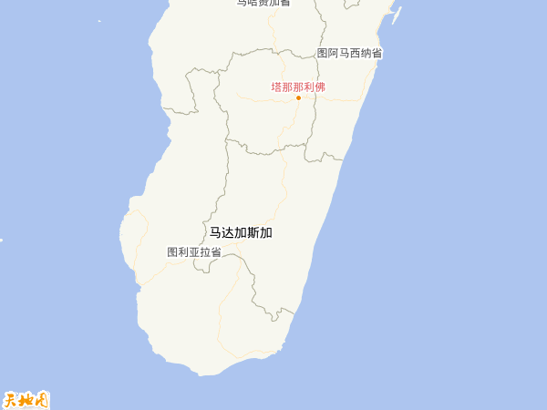 馬達(dá)加斯加地圖