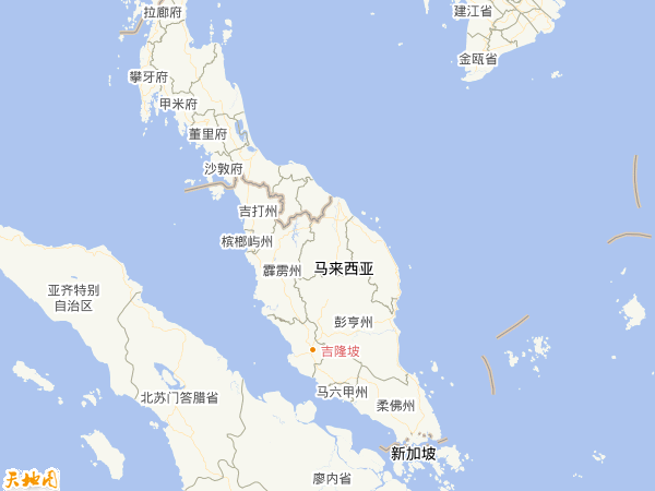 馬來西亞地圖