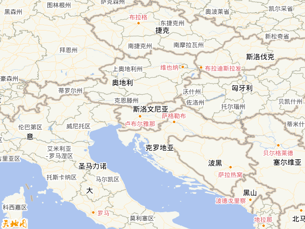 斯諾文尼亞地圖 斯諾文尼亞地圖