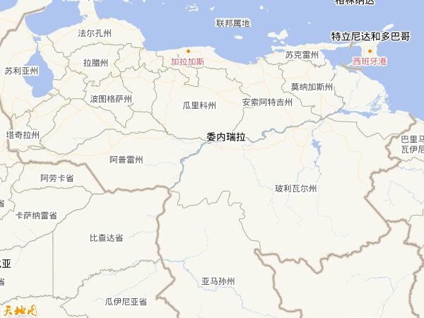 委內瑞拉地圖